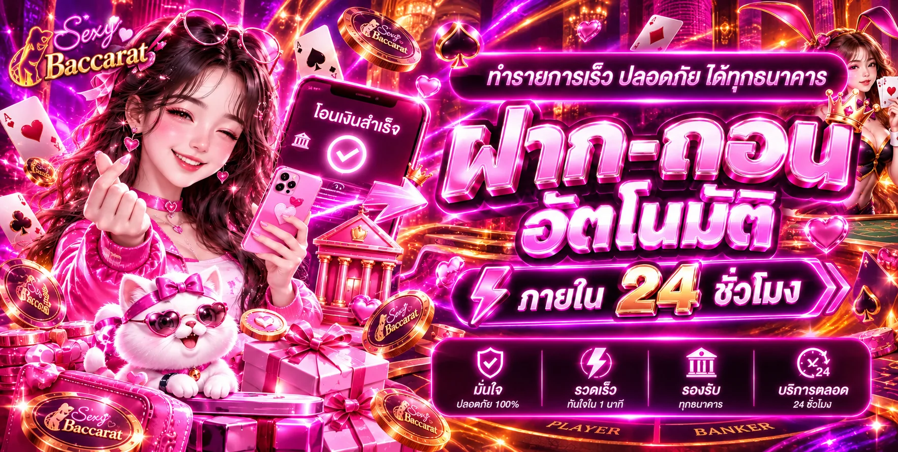 Sexy Baccarat | เซ็กซี่บาคาร่าออนไลน์ เว็บตรง